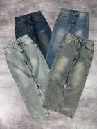 Quần jean nam cotton suông không giãn Ms 1116.2 5
