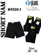 Quần short jeans trơn không giãn Ms 3120.1 1