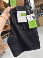 Quần short jeans trơn không giãn Ms 3120.1 3
