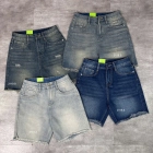 Quần short jeans trơn không giãn tua lai rách túi Ms 3119.2 4