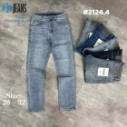 Quần jean nam trơn xanh cao cấp Ms 2124.4 2