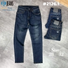 Quần jean nam trơn xanh cao cấp Ms 2126.1 2