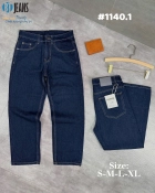 Quần jean nam cotton suông indigo không giãn Ms 1140.1 2