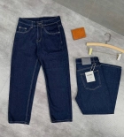Quần jean nam cotton suông indigo không giãn Ms 1140.1 3