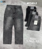 Quần jean nam cotton suông xám không giãn Ms 1143.2 2
