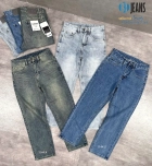 Quần jean nam cotton suông xanh sáng không giãn Ms 1144.1 3