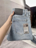 Quần jean nam trơn xanh cao cấp Ms 2136.4 5