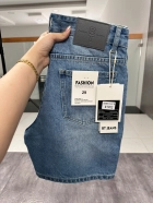 Quần short jeans xanh trơn không giãn cao cấp Ms 1141.2 6