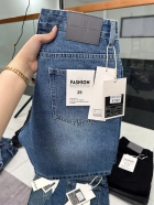 Quần short jeans xanh trơn không giãn cao cấp Ms 1142.1 5