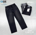 Quần jean nam cotton suông xám không giãn Ms 1143.1 2