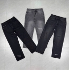 Quần jean nam cotton suông xám không giãn Ms 1143.1 3