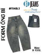 Quần jeans nam không giãn ống bí hot trend #1149.1 1