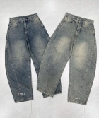 Quần jeans nam không giãn ống bí hot trend #1149.2 5