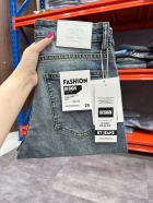 Quần jean nam trơn có giãn xanh cao cấp Ms 2161 5