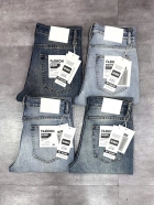 Quần jean nam trơn có giãn xanh cao cấp Ms 2162 3