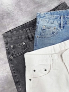 Quần short jean nam không giãn trắng Ms 1151 6