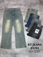 Quần jean nam cotton ống loe unisex không giãn Ms 3204 2