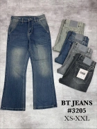 Quần jean nam cotton ống loe unisex không giãn Ms 3205 2