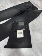 Quần jean nam cotton suông màu xám không giãn Ms 1212 6