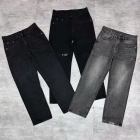 Quần jean nam cotton suông xám không giãn Ms 1188 3