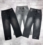 Quần jean nam cotton suông xám không giãn Ms 1191 4