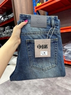 Quần jean nam cotton suông xanh không giãn Ms 1185 5