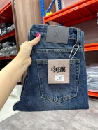 Quần jean nam cotton suông xanh không giãn Ms 1186 4