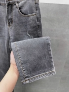 Quần jean nam form slimfit trơn xám rách cao cấp Ms 2203R 6