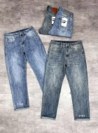 Quần jean nam form slimfit trơn xanh cao cấp Ms 2197 3