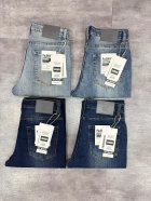 Quần jean nam trơn có giãn xanh cao cấp Ms 2179 4