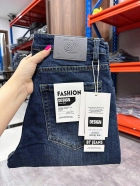 Quần jean nam trơn có giãn xanh cao cấp Ms 2182 3