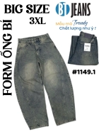 Quần jeans nam không giãn ống bí hot trend #1149.1 1