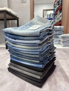 Quần short jeans xanh trơn không giãn cao cấp Ms 1170 5