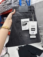 Quần jean nam cotton suông màu xám không giãn Ms 1237 3
