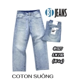 QUẦN JEAN DÀI COTTON SUÔNG MÀU XANH NHẠT WASH MS1327 1