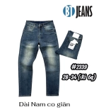 QUẦN JEAN NAM DÀI CO GIÃN WASH XANH ĐẬM MÃ #2339 1