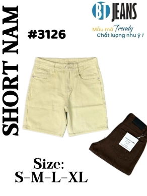 Quần short kaki trơn Ms 3126