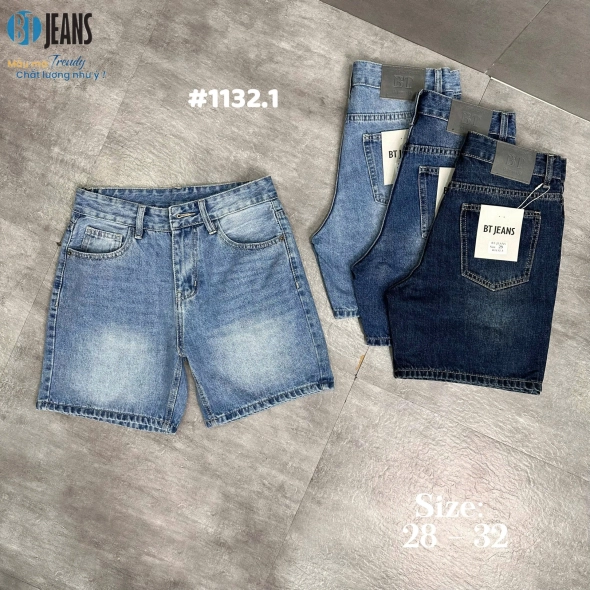 Quần short jeans trơn không giãn cao cấp Ms 1132.1 - slide 2
