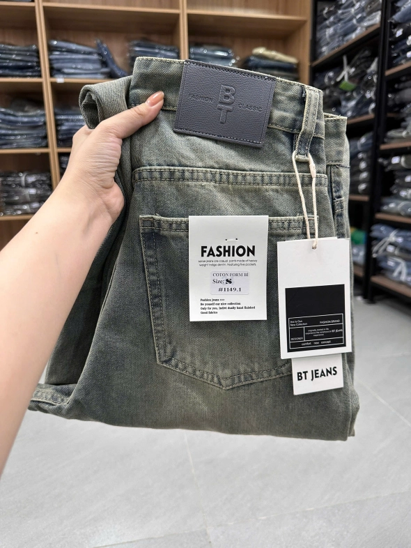 Quần jeans nam không giãn ống bí hot trend #1149.1 - slide 4