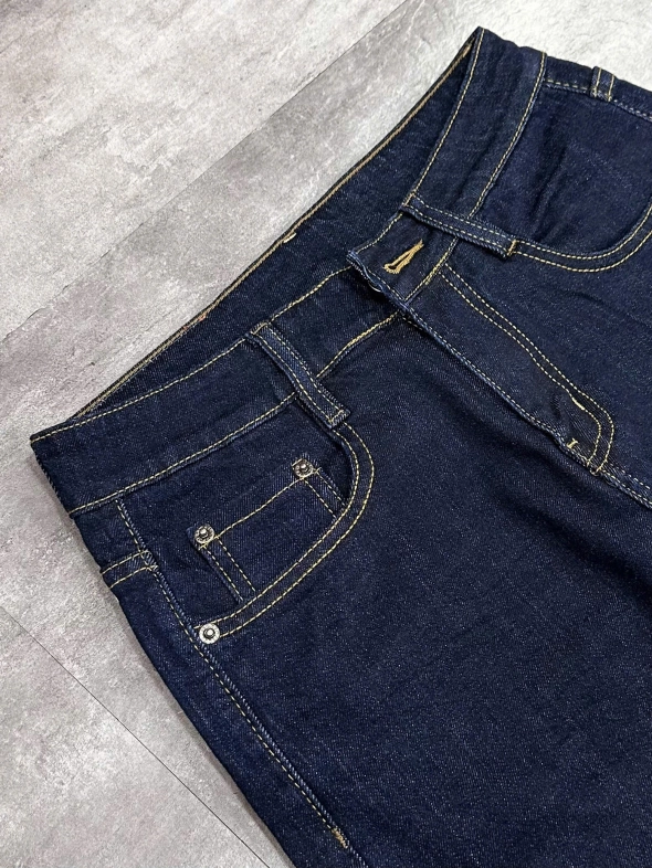 Quần jean nam form slimfit trơn xanh cao cấp Ms 2219 - slide 3