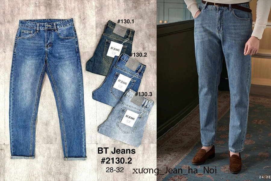 Xưởng jean hà nội cách các shop miền bắc chọn nguồn quần jean nam sỉ để bán lâu dài - 2