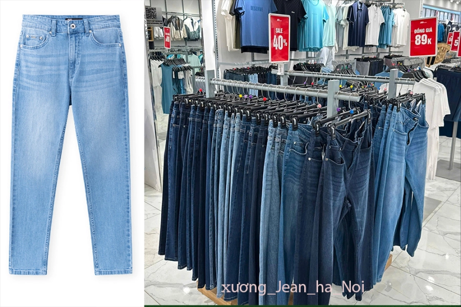 Xưởng jean hà nội cách các shop miền bắc chọn nguồn quần jean nam sỉ để bán lâu dài - 3