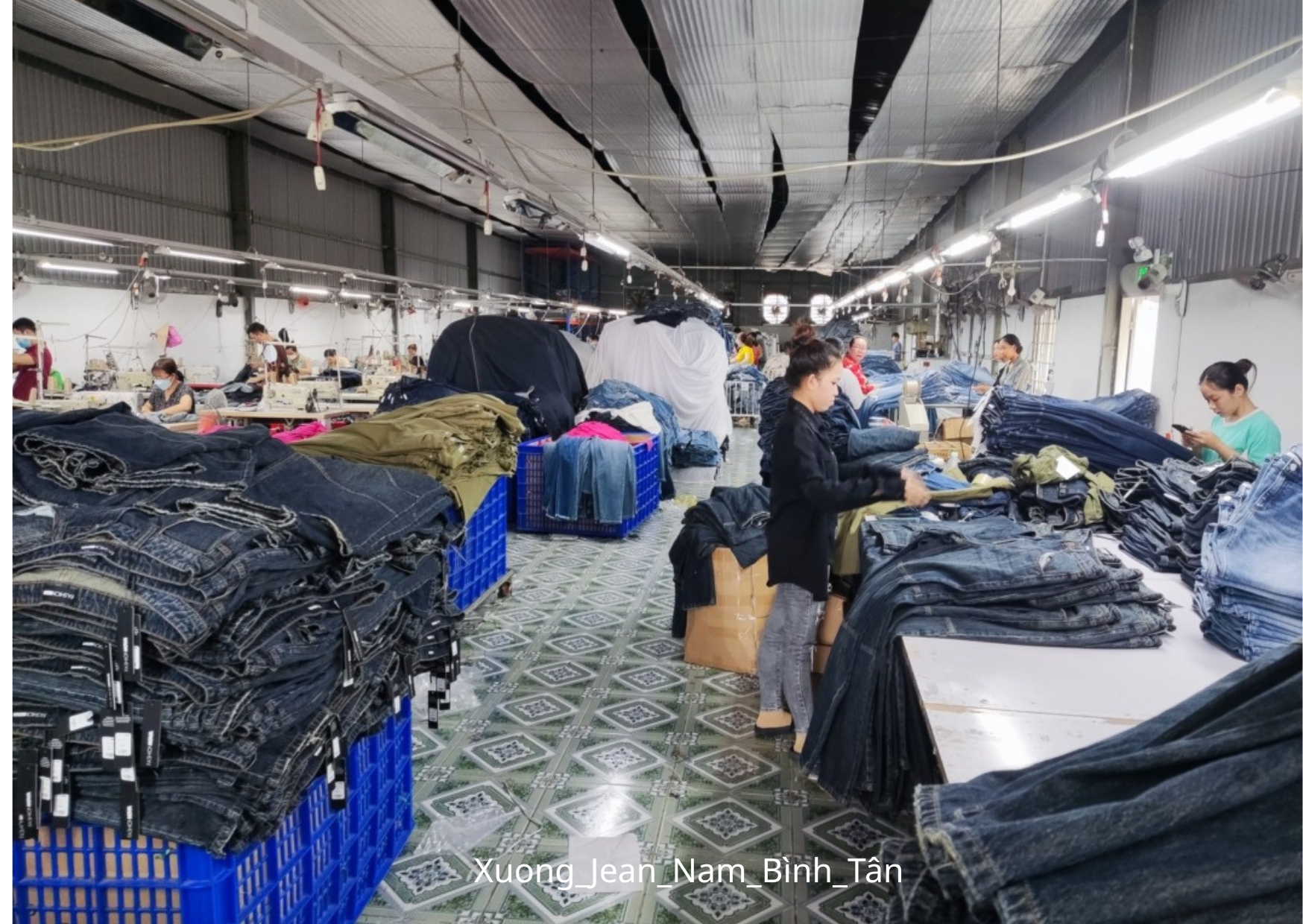 Xưởng jean nam quận bình tân nguồn nhập jean sỉ tập trung của tphcm - 1