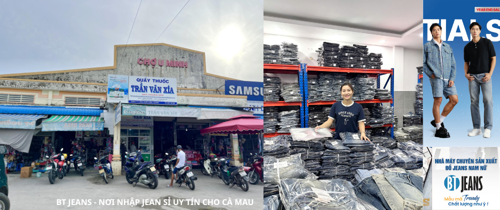 Nơi nhập sỉ jean uy tín ở cà mau - xưởng may jean cho shop sạp chợ tỉnh - 3