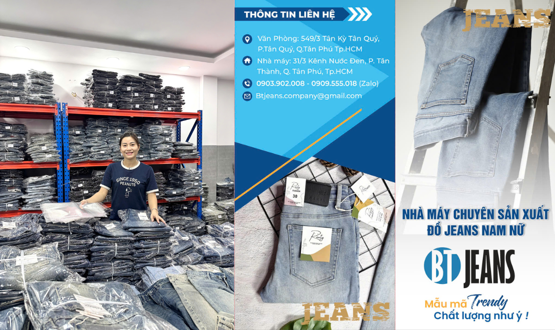 Nhập sỉ jean nam biên hòa đồng nai xưởng cung cấp quần jean nam sỉ cho shop và đại lý - 2
