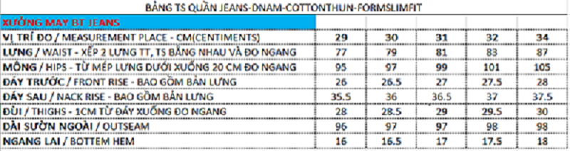 Quần jean nam trơn Ms 2020.1