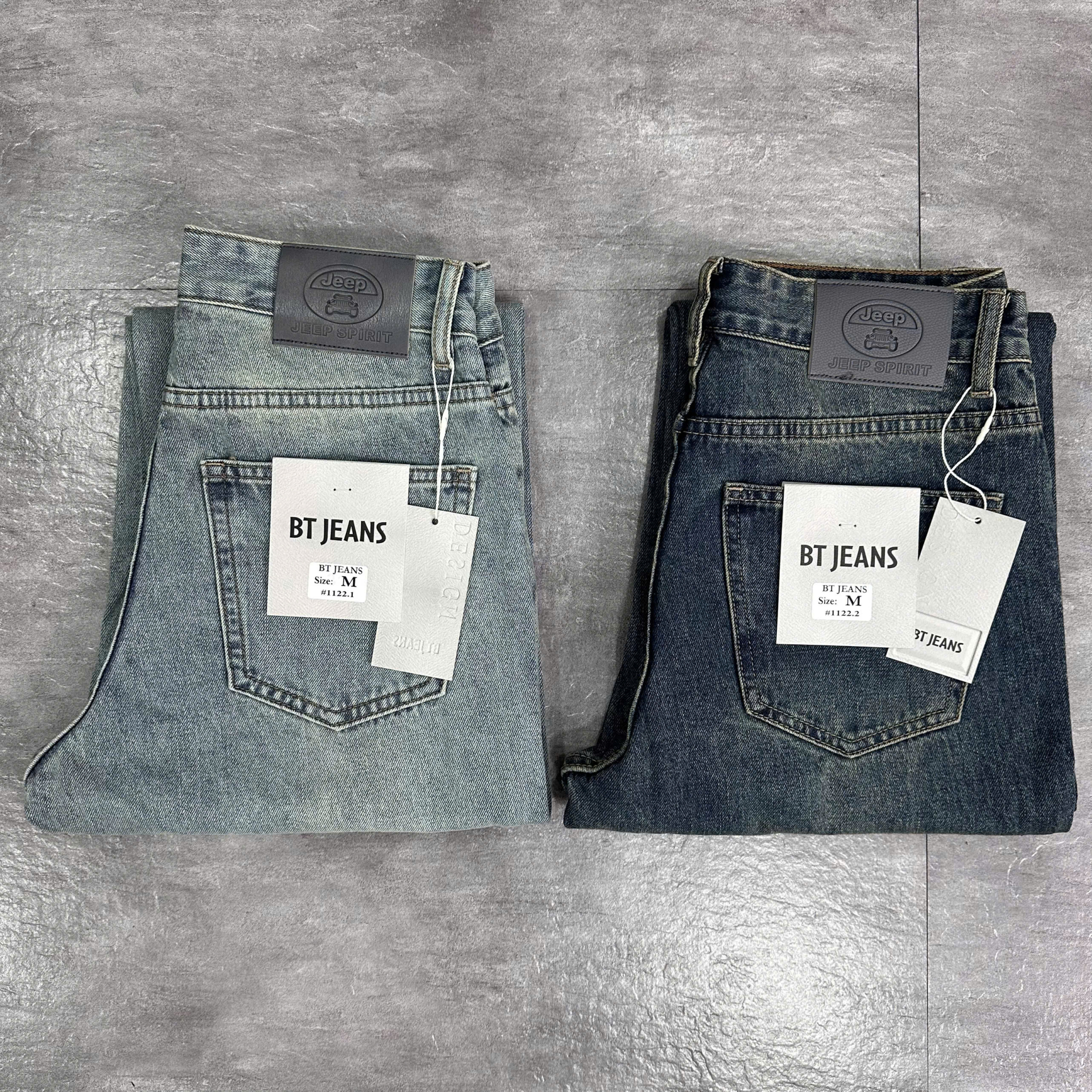 Quần jean nam cotton suông không giãn Ms 1122.1