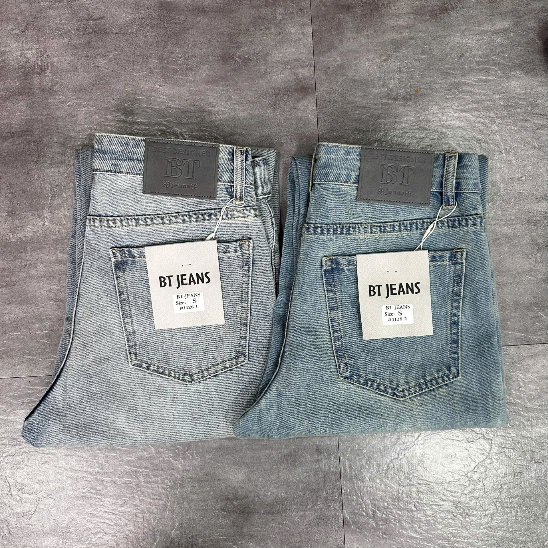 Quần jean nam cotton suông không giãn Ms 1128.1
