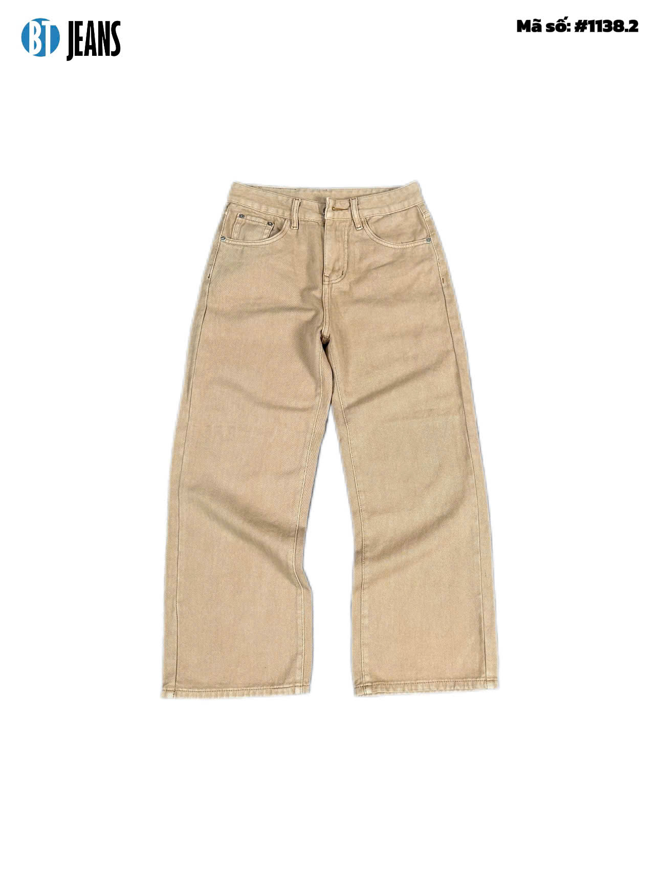 Quần jean nam không giãn ống rộng 27cm Ms 1138.2